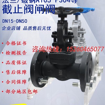 锻钢法兰截止阀 闸阀Z41H/W J41H/Y-16C-420C/P 150-2500LB不锈钢