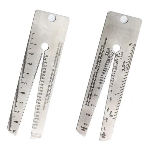 不锈钢开口度量规开口大小测量孔径测量丝网筛网压力计