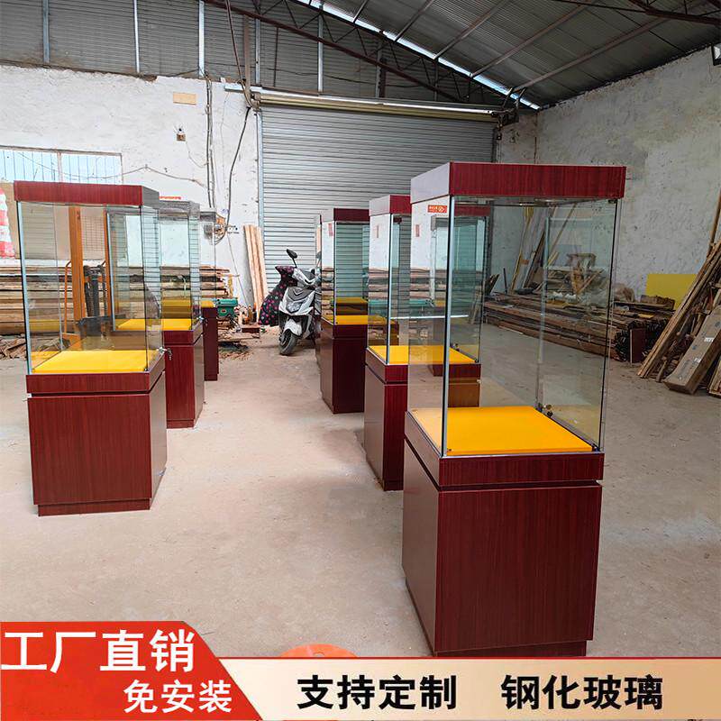 博物馆展示柜古董收藏展柜瓷器文物字画独立玻璃柜珠宝展览酒柜台