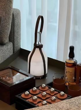 高档轻奢酒具台灯创意装饰摆饰 样板房客厅卧室床头柜桌面摆设