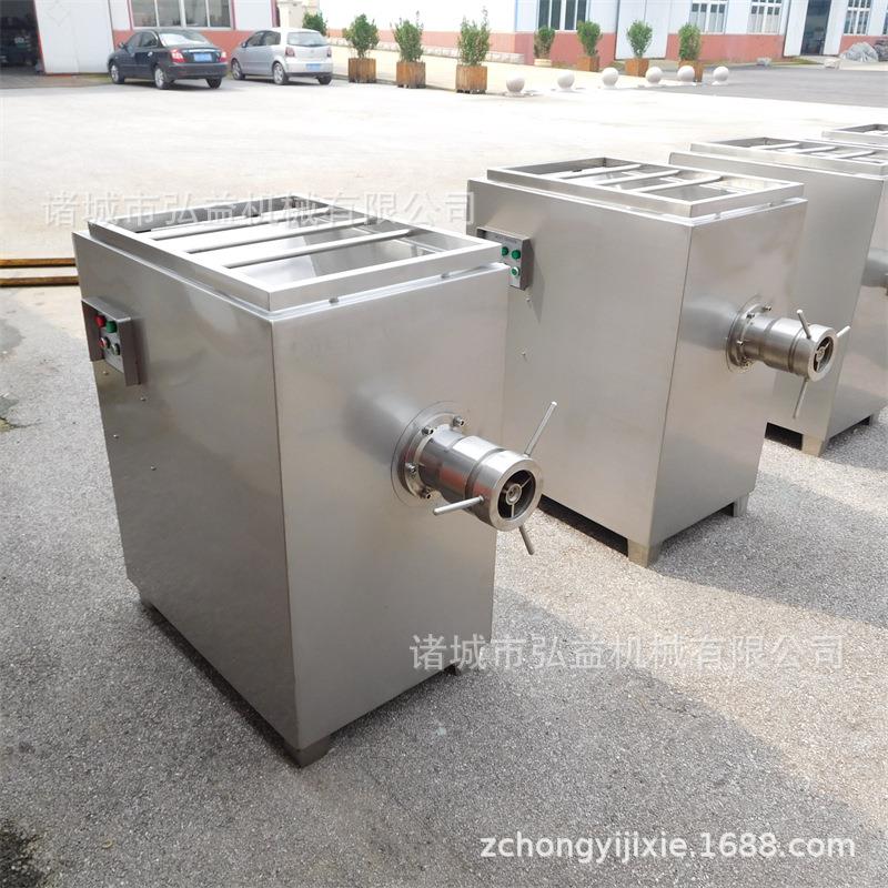 全自动冻肉绞肉机 冻肉盘绞肉机设备 肉泥丸子肠绞碎设备绞肉机