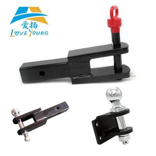 欣川汽车农机直插式拖车臂托车环脱钩插扣拖车杠挂钩牵引连接器勾