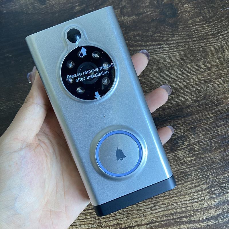 防患未然！无线视频门铃人体感应头720P高清智能音频可视对话