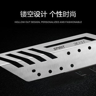 适用铃木踏板摩托车UY125T UY排气管装饰罩消声器防烫板保护罩