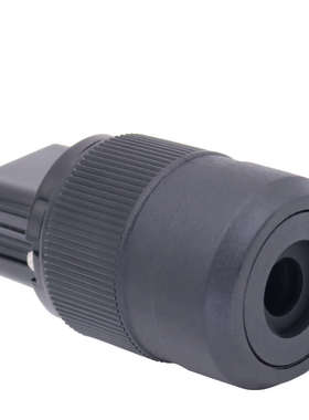 C19发烧音响电源插头16A 250V三横孔品字电源插头hifi电源线尾插