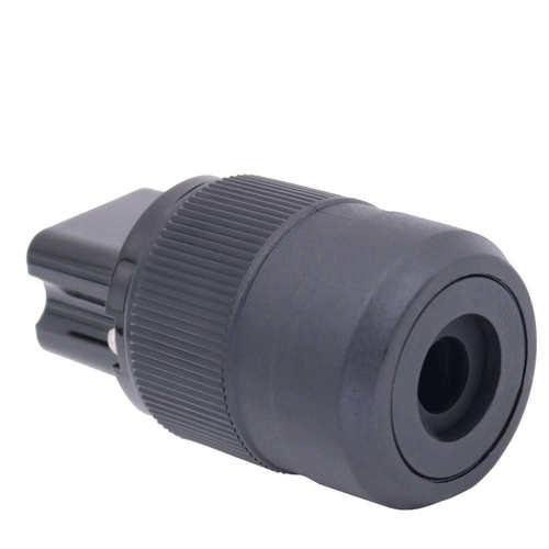 C19发烧音响电源插头16A 250V三横孔品字电源插头hifi电源线尾插