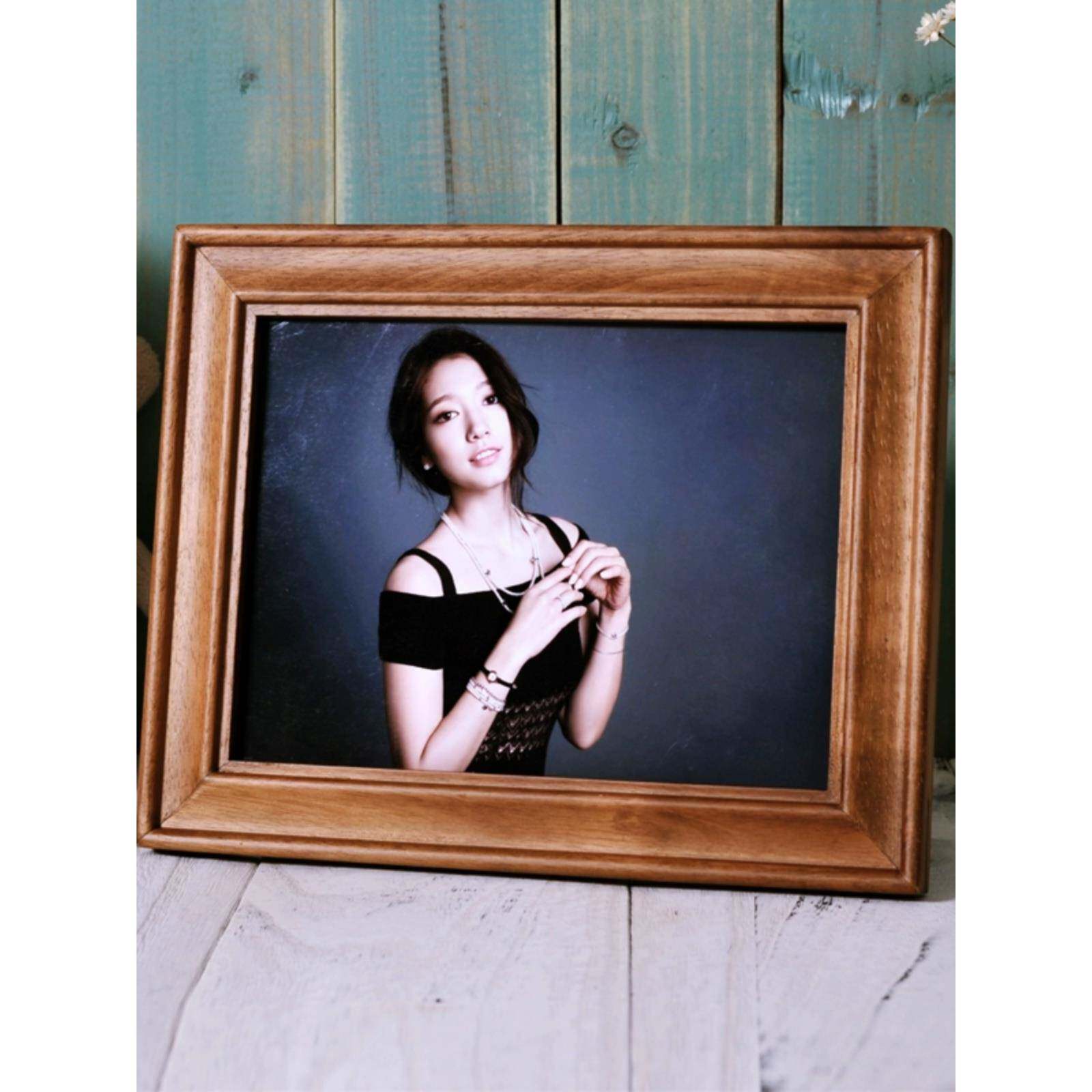 美式照片框洗相片定制7七寸6八10 16寸12寸实木相框空框摆台高端