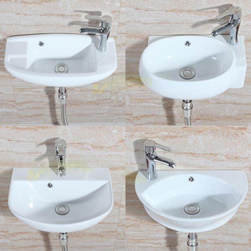 挂盆洗脸盆挂墙式不锈钢支架洗脸盆浴室陶瓷洗手盆组合小户型阳台