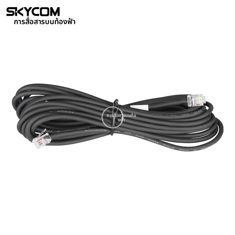 自制6芯面板分离线 手咪延长线圆线 适用IC-2730 FT-7900R 8800R