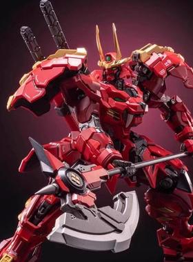 模寿卓越级甲斐之虎先祖效应合金成品模型moshow小红虎机甲模玩