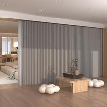 隔断屏风彩色软屏风办公室客厅直播背景墙分割空间可定制风琴纸墙