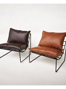 6分铁艺皮质沙发微缩迷你家具娃屋dollhouse配件BJD娃用场景道具