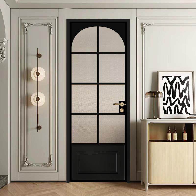 美式法式复古玻璃平开门极窄边框卫生间门阳台门单门双开门铝合金,全屋定制,卫生间门/厕所门,淘宝优惠券,粉丝福利购,淘宝优惠卷