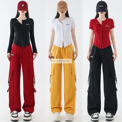 春夏广场舞炸街曳步舞健身上衣