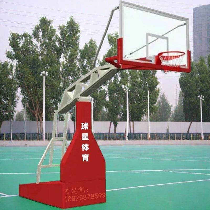 石河子篮球架标移动式准篮球架架昌吉星地埋989式篮球南宁球篮球