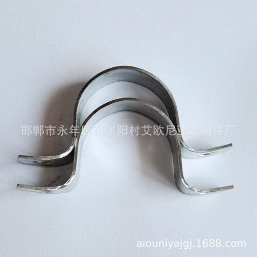 扁铁冲压马卡 鞍1.5厚骑马卡 U1型抱2箍 管道抱箍MAGA-102现货供