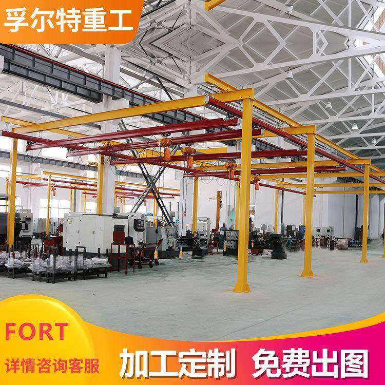 孚尔优特 KBK起重机厂家惠12ttkbk行吊厂kbk家柔性DEA起重机