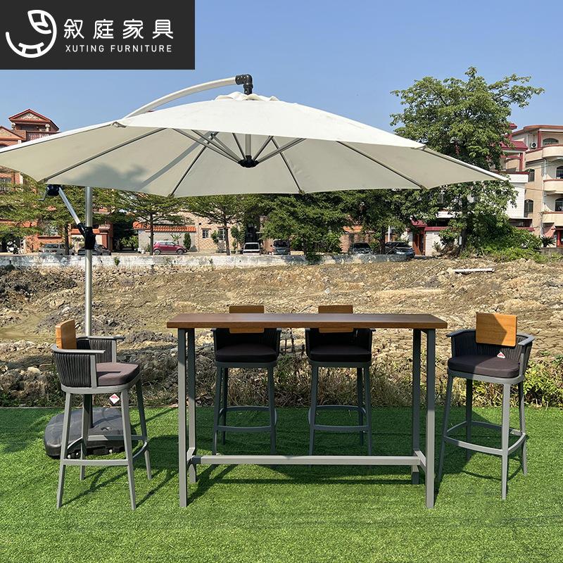 户外绳吧椅酒吧会22-9-14-编所露餐厅天创意吧高脚凳台室外酒店靠
