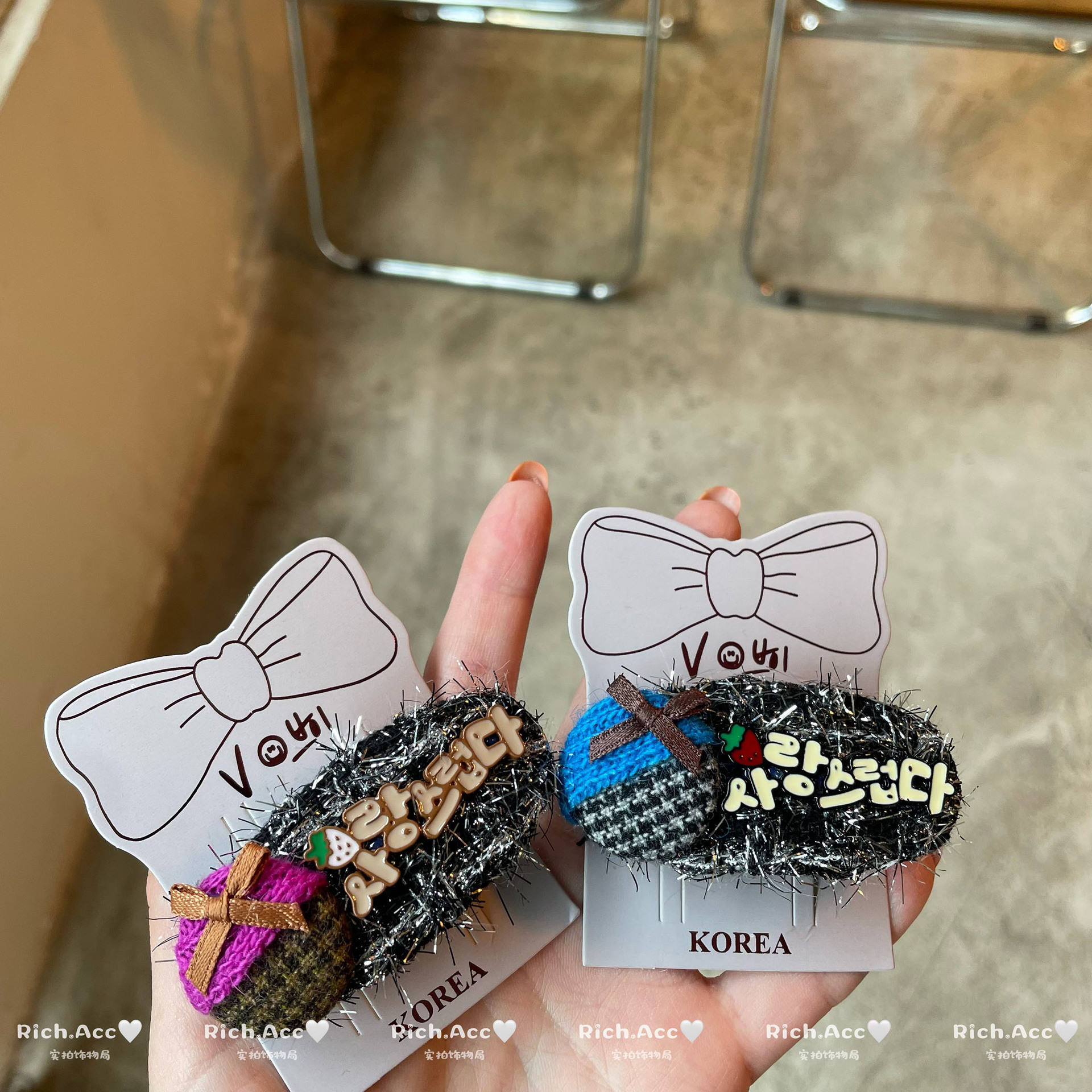 【实拍】出口韩国品质~创意个性小众不撞款字母发夹趣味ins发饰新