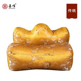 善唯高档驾鹤金色寿枕殡葬用品寿衣老人配件全套枕头男女通用