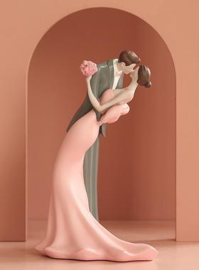 北欧甜蜜婚礼摆件实用新婚结婚礼物送新人闺蜜订婚礼品情人节女友