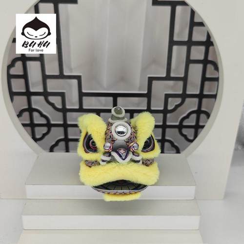 国潮醒狮摆件 特色手板雄狮少年同款广东特色礼物