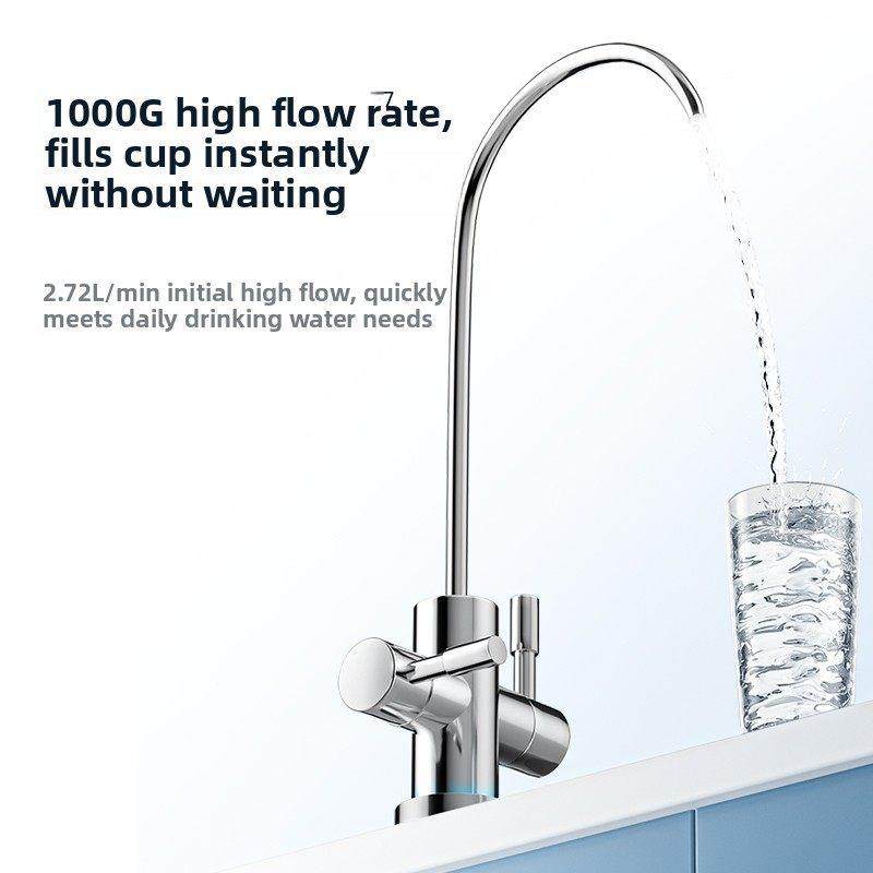 惠尔顿净水器纳滤机家用直饮反渗透母婴直饮YK8双出水净水机全屋