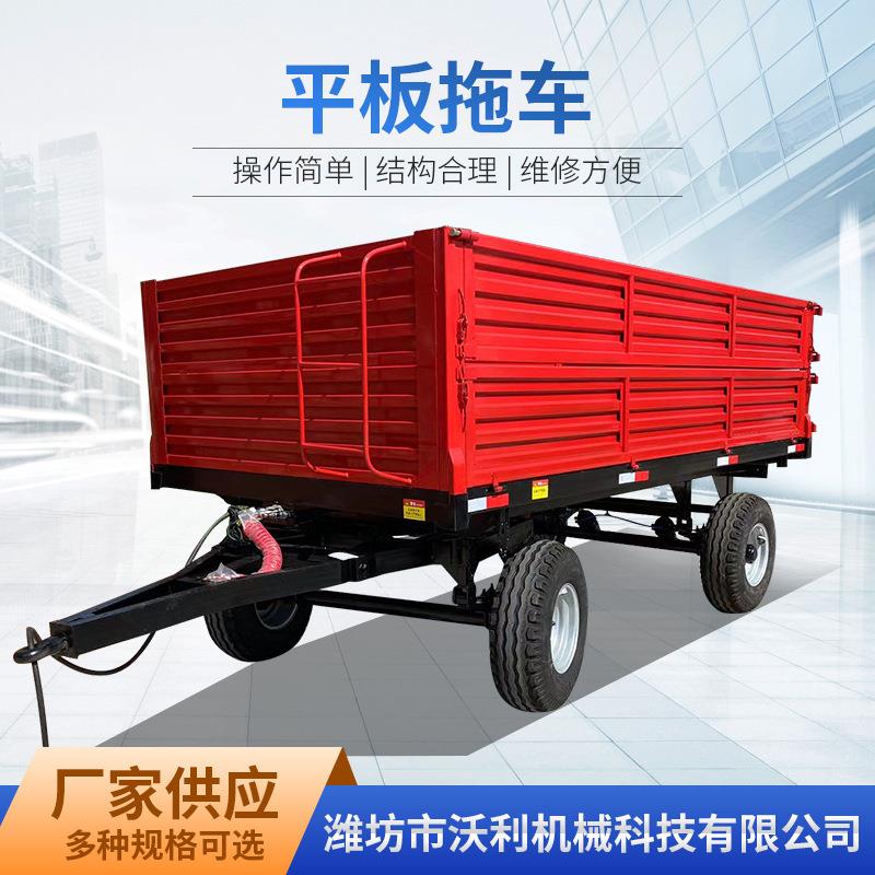 30吨平板拖车重型牵引拖车厂区周转车牵引平板挂车