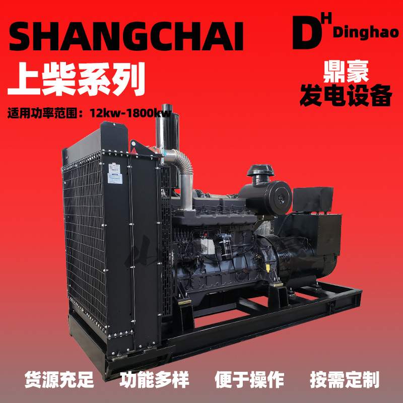 柴油发电机组上柴系列 50 100 200 300 400 500 600kw发电机组厂