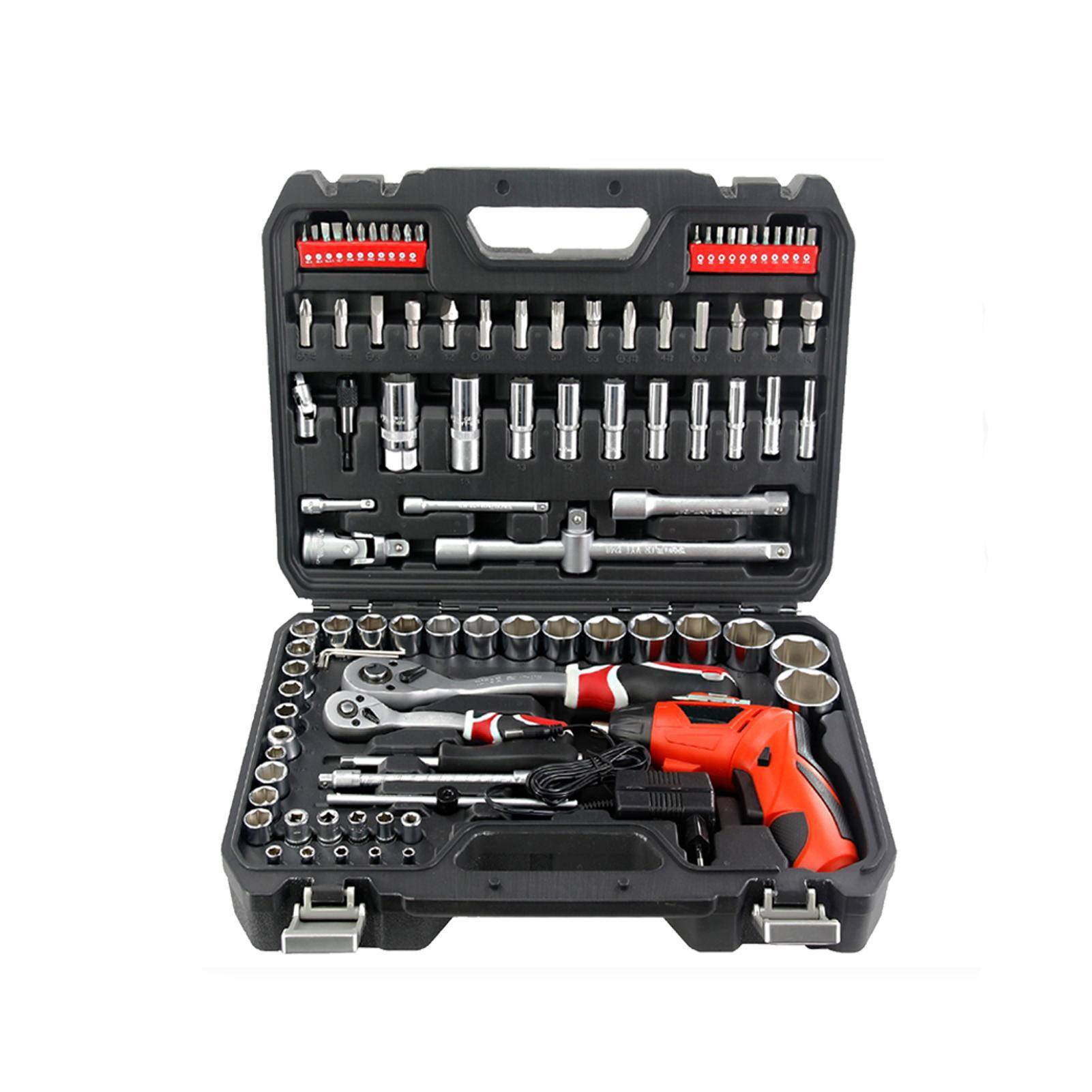 棘轮扳手套筒组合套装大小飞1/2组合小飞1/4汽修汽保工具组套