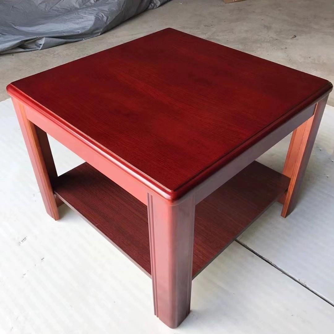 新中式大茶几餐桌两用家用实木茶桌现代创意茶台简易办公茶几方几