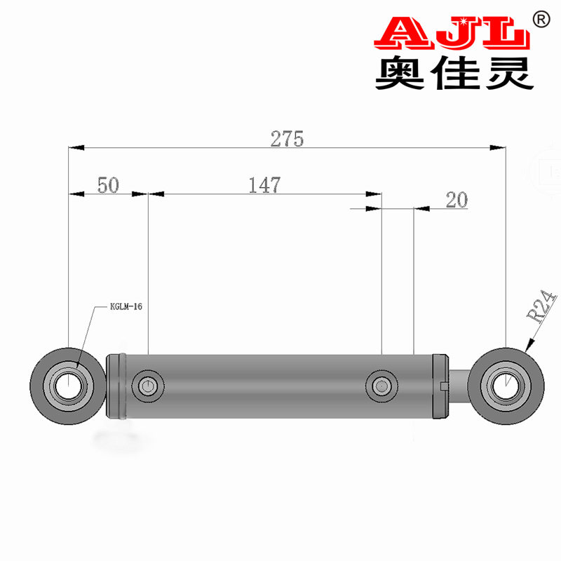 奥佳灵供应液压油缸DZHSG40/32/20*12