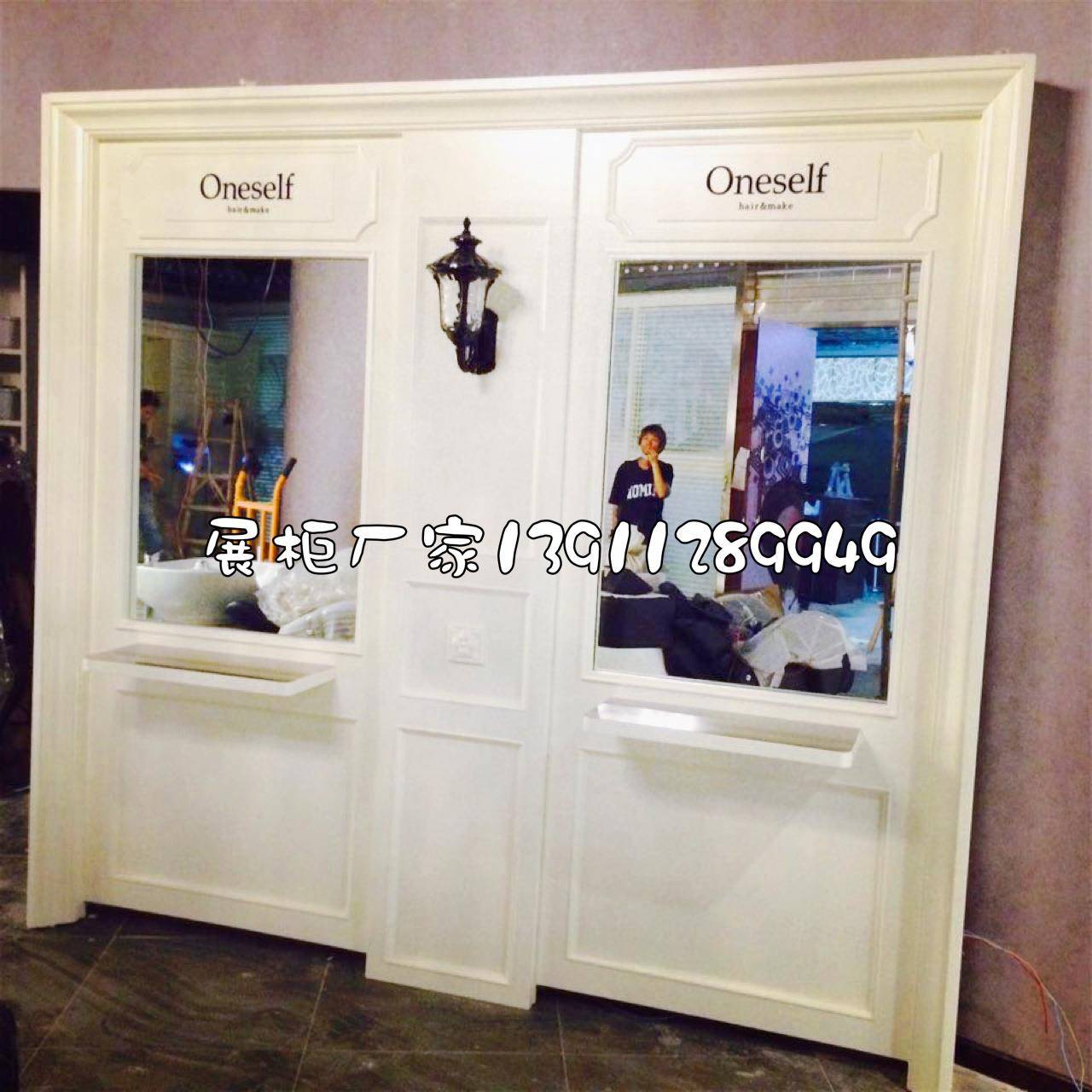 美发展柜欧式展示柜烤漆女装展柜精品精品柜展厅柜货柜