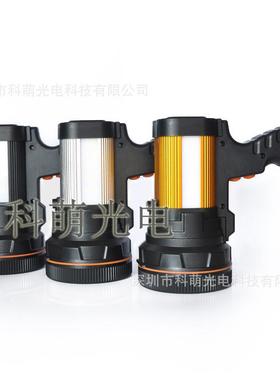 外贸手持探照灯枪型枪式手提灯金色银色黑色手电筒