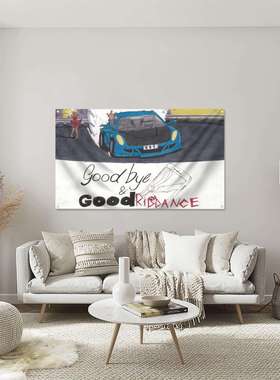 Goodbye and Good Riddance Flag 3x5FT 挂布装饰背景旗帜挂毯