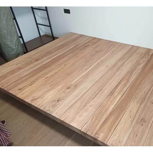 老榆树榻榻米床日式地板实木床阳台卧室地板儿童床地板站立矮床Wa