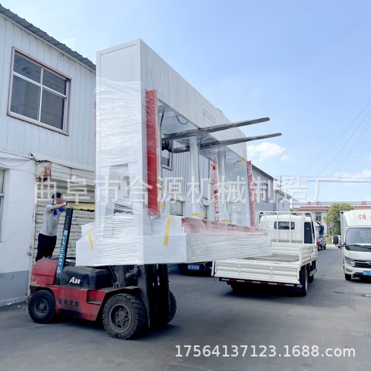 外墙保温板铝蜂窝板冷压机 3米50吨木门防火门板压机加长加宽台面