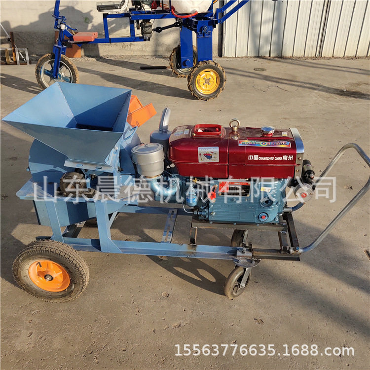 420型木材粉碎机 果园树枝破碎机原木竹片菇木边角料锯末机