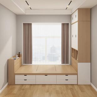 小户型榻榻米床衣柜组合床储物衣柜床多功能床柜一体踏踏米床