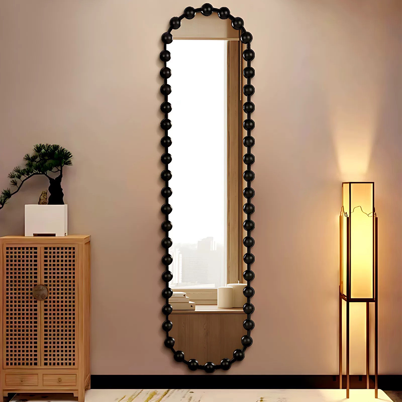 中古风复古全身镜家用壁挂式试衣镜美式客厅穿衣镜卧室挂墙镜子,住宅家具,穿衣镜,淘宝优惠券,粉丝福利购,淘宝优惠卷