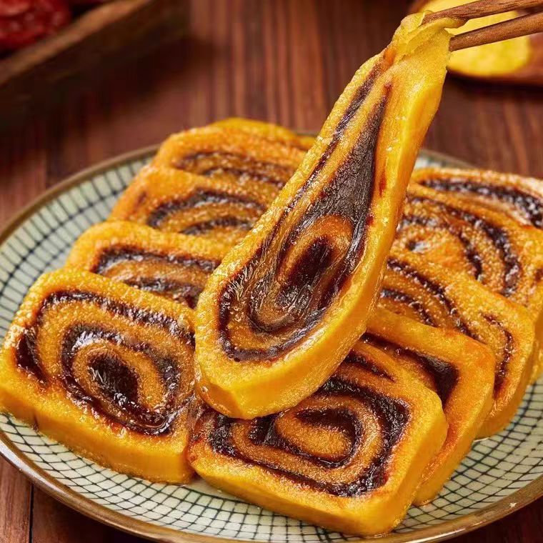 山西油炸糕黄米面年糕无核枣糕夹心枣卷糕 900克礼盒包邮沟门前