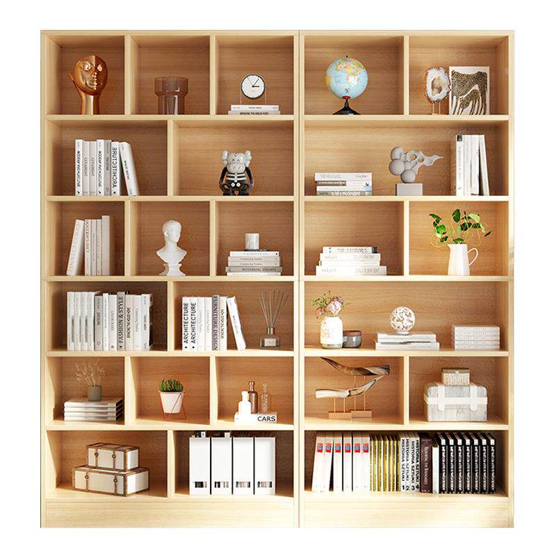 书架落地家用书柜客厅置物柜卧室多层简易收纳储物柜办公室展示柜