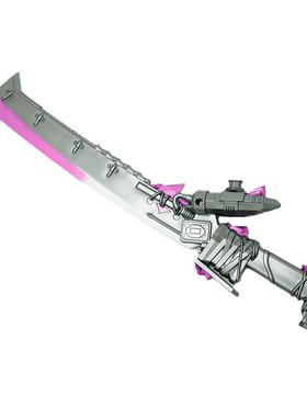 和平精英游戏周边塑胶PU80CM火焰刀超大武器COS兵器软胶男孩玩具