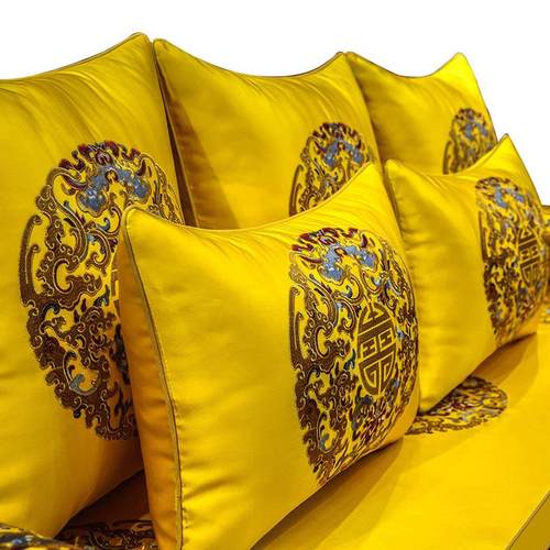 红木沙发垫新中式古典实木家具坐垫加厚防滑罗汉床垫子五件套