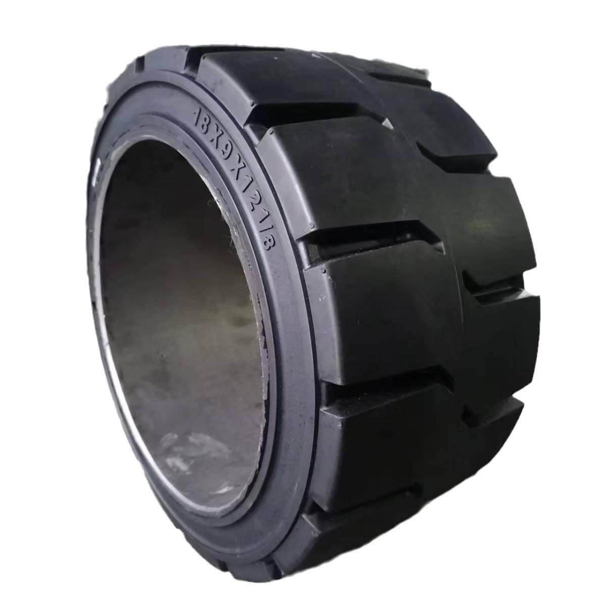 叉车实心轮胎压配式轮胎18寸9寸12寸合力杭叉林德21×8×15