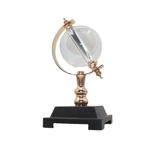 创意金属地球仪摆件样板房售楼处桌面书柜书架金属工艺品软装饰品