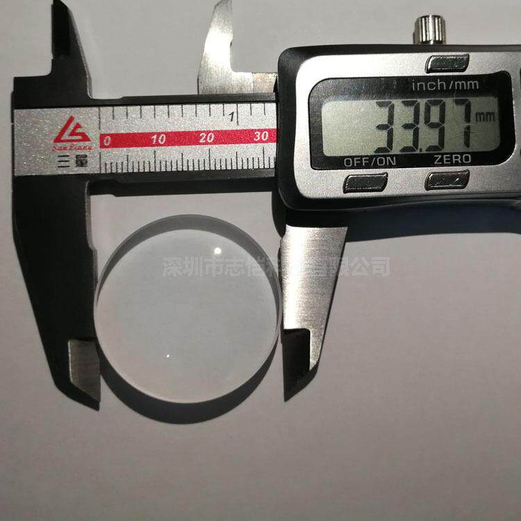 迪能光纤激光切割机聚焦镜D34F120/150/200mm石英聚焦镜片