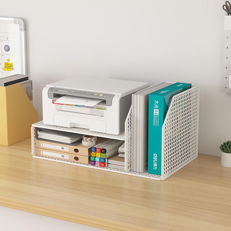 办公室桌面打印机置物架增高架办公桌上文件收纳架工位复印机架子