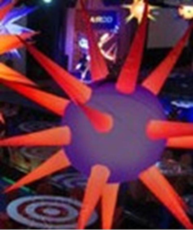 速发充气灯光星星气灯酒宴吧会活动模光广告用品 拱门 帐篷