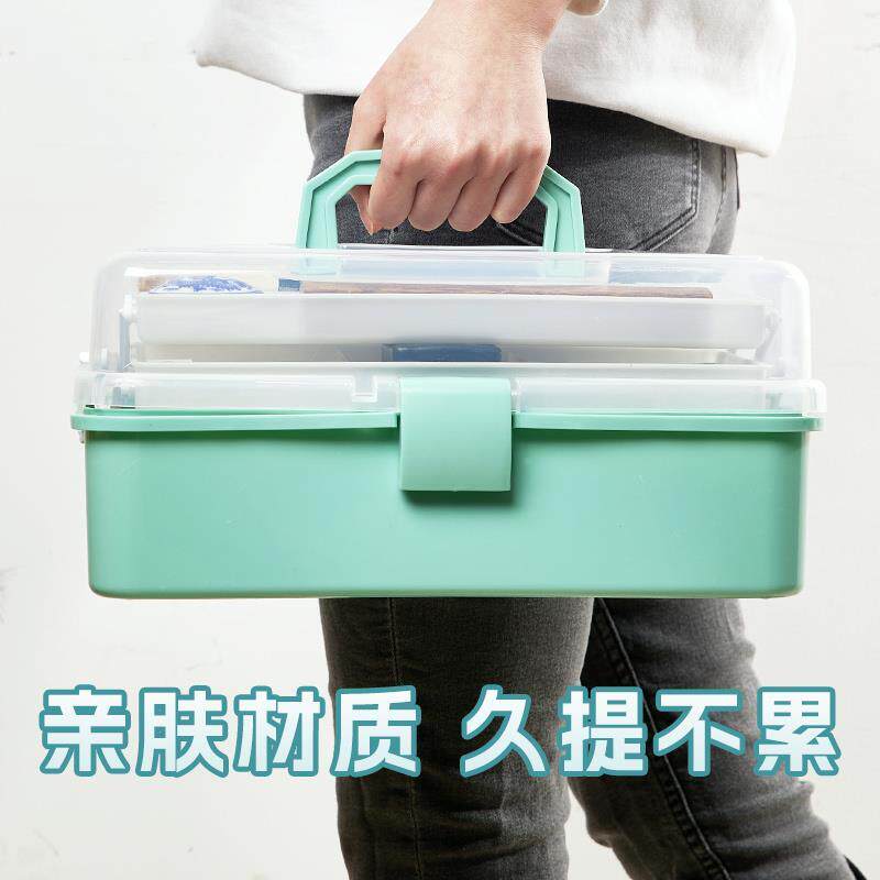 现货速发毛笔收纳盒多功能文房四宝初学者国画套装收纳箱儿童美术